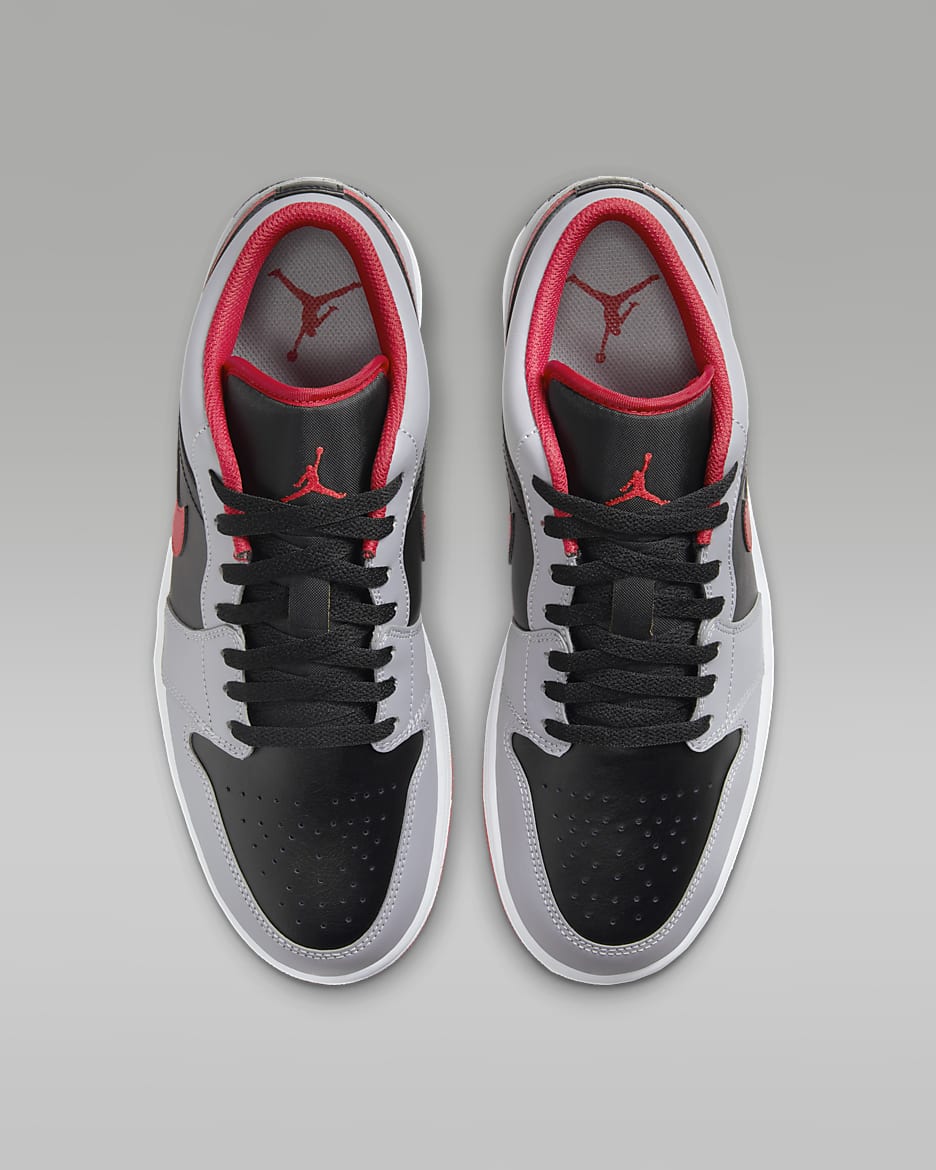Nike air jordan 1 grey crimson online